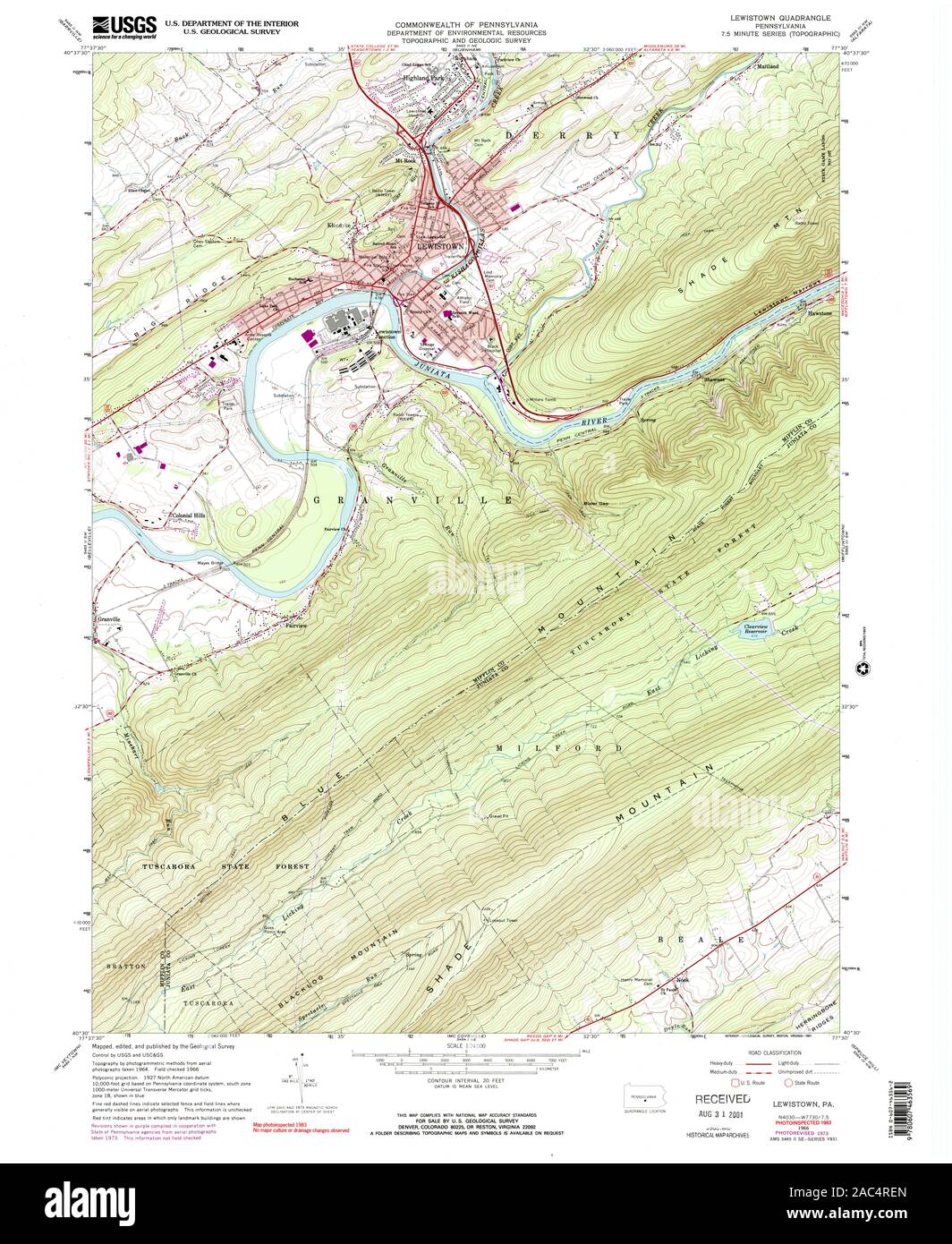 Mapa de lewistown fotografías e imágenes de alta resolución Alamy