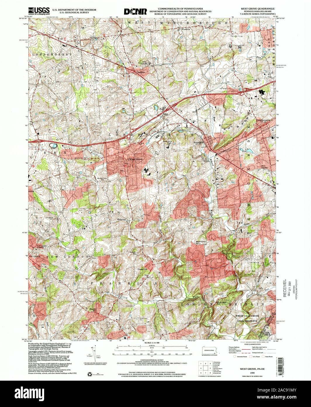 Mapa de west grove fotografías e imágenes de alta resolución Alamy