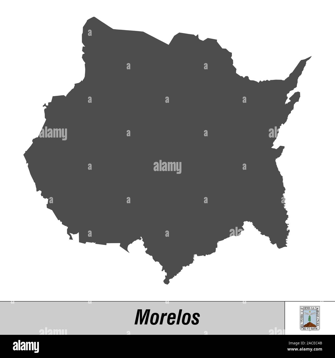 Mapa de morelos Imágenes vectoriales de stock Alamy