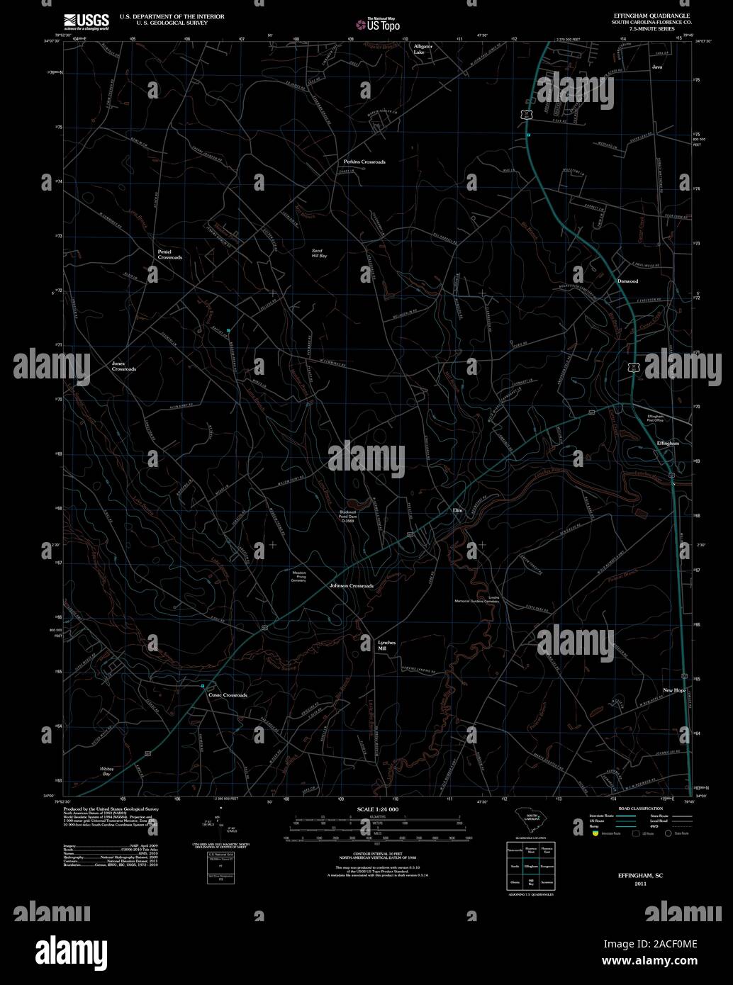 Mapa de effingham fotografías e imágenes de alta resolución Alamy
