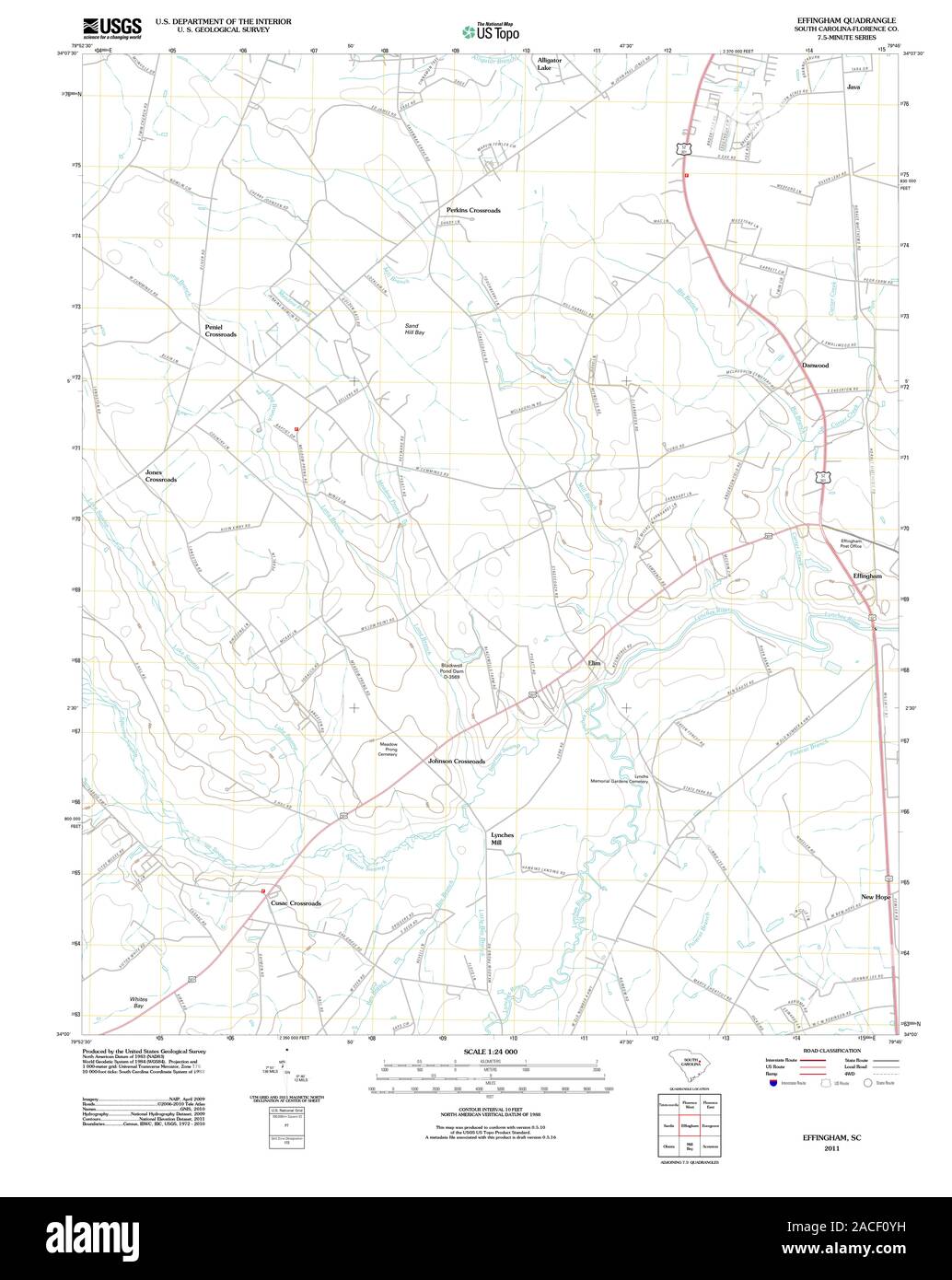Mapa de effingham fotografías e imágenes de alta resolución Alamy