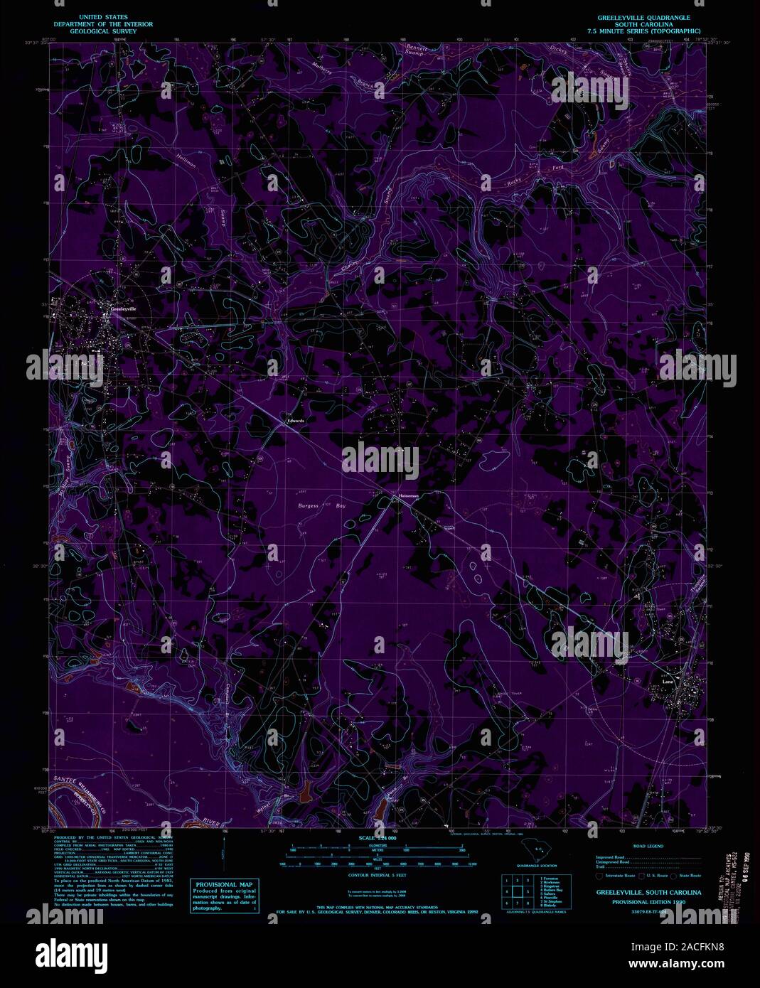 Mapa de greeleyville fotografías e imágenes de alta resolución Alamy