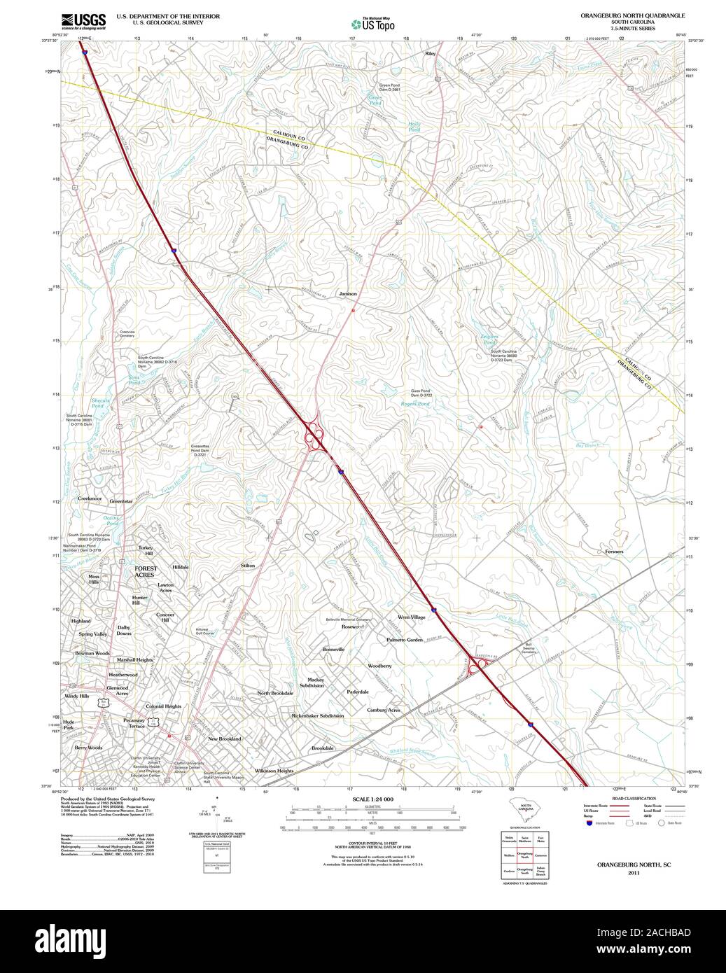 Mapa de orangeburg fotografías e imágenes de alta resolución Alamy