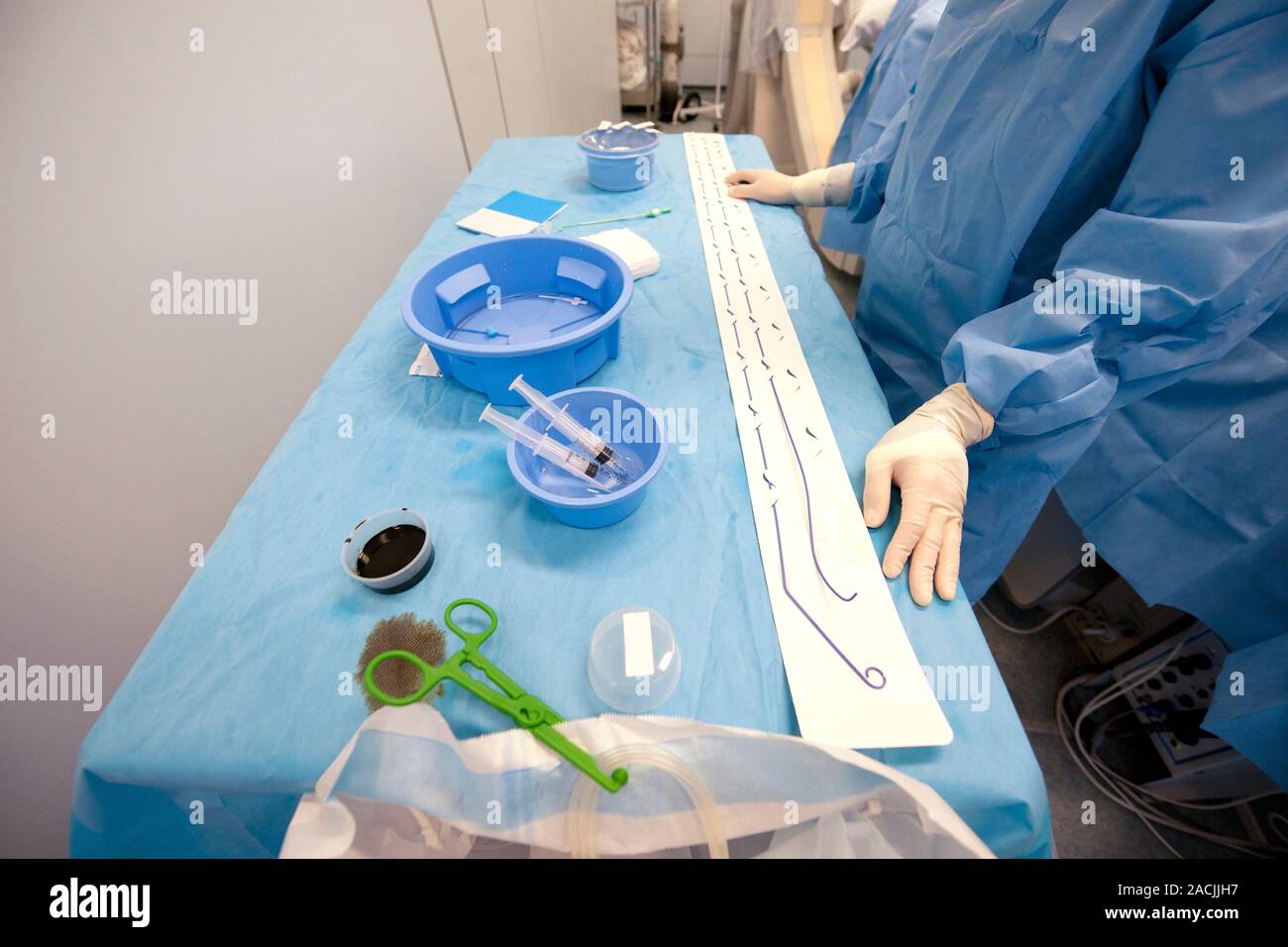 Angioplastia Coronaria Cirugía Preparar El Equipo Personal Quirúrgico Angioplastia Coronaria Cirugía Preparar El Equipo Personal Quirúrgico