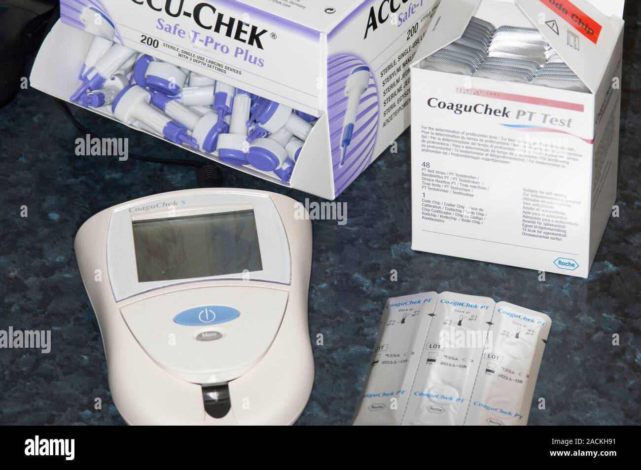 International Normalized Ratio (INR) test kit para la coagulación de la