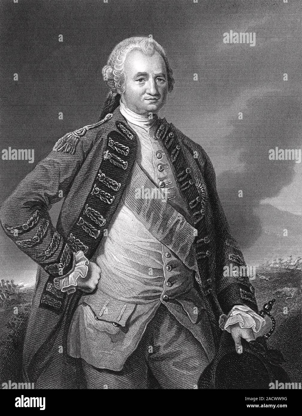 ROBERT CLIVE (1725-1774), primer Gobernador británico de la presidencia de Bengala Foto de stock