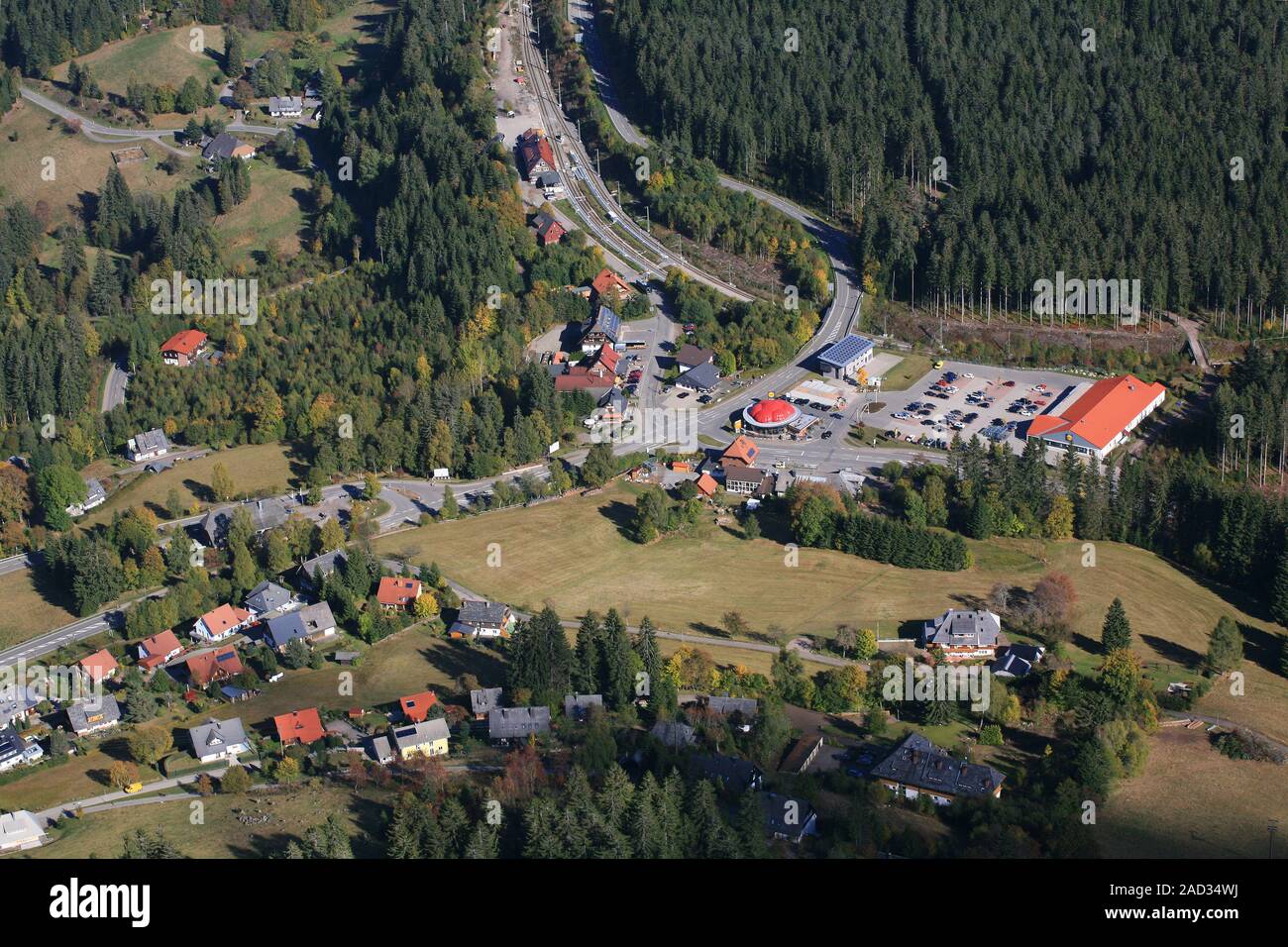 Feldberg, distrito Baerental en la Selva Negra. Foto de stock