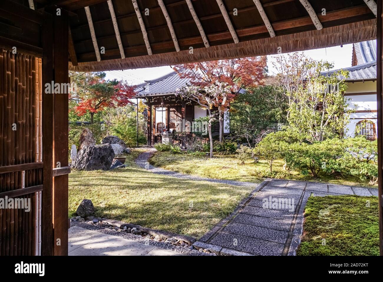 Templo Shunkoin en Nene-no-michi, Higashiyama, Kyoto, Japón Foto de stock