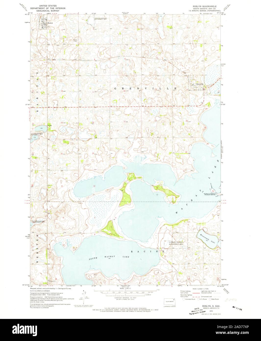 Roslyn mapa de dakota del sur fotografías e imágenes de alta resolución