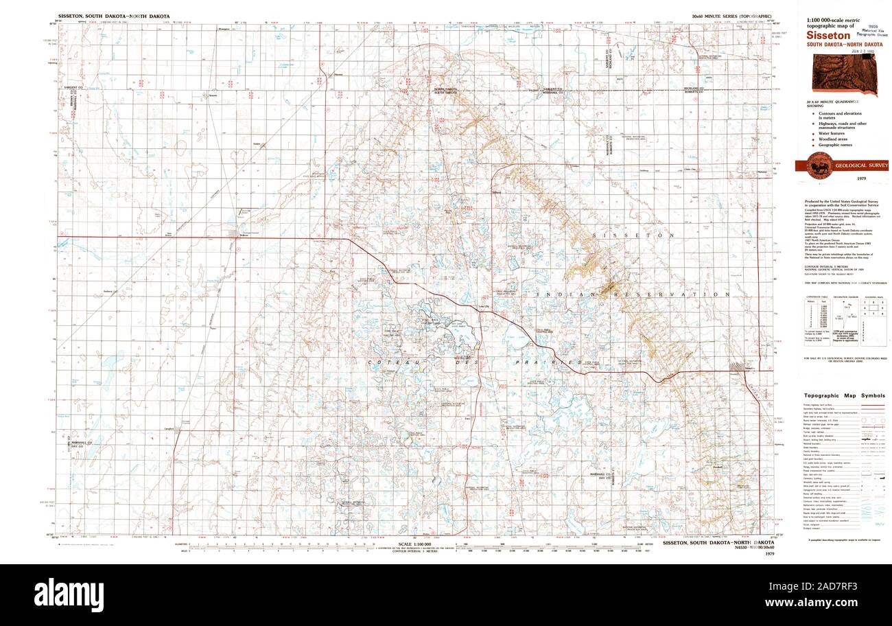 Mapa de sisseton Imágenes recortadas de stock - Alamy