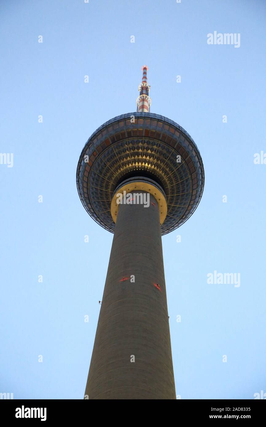 Torre de la televisión de Berlín. Foto de stock