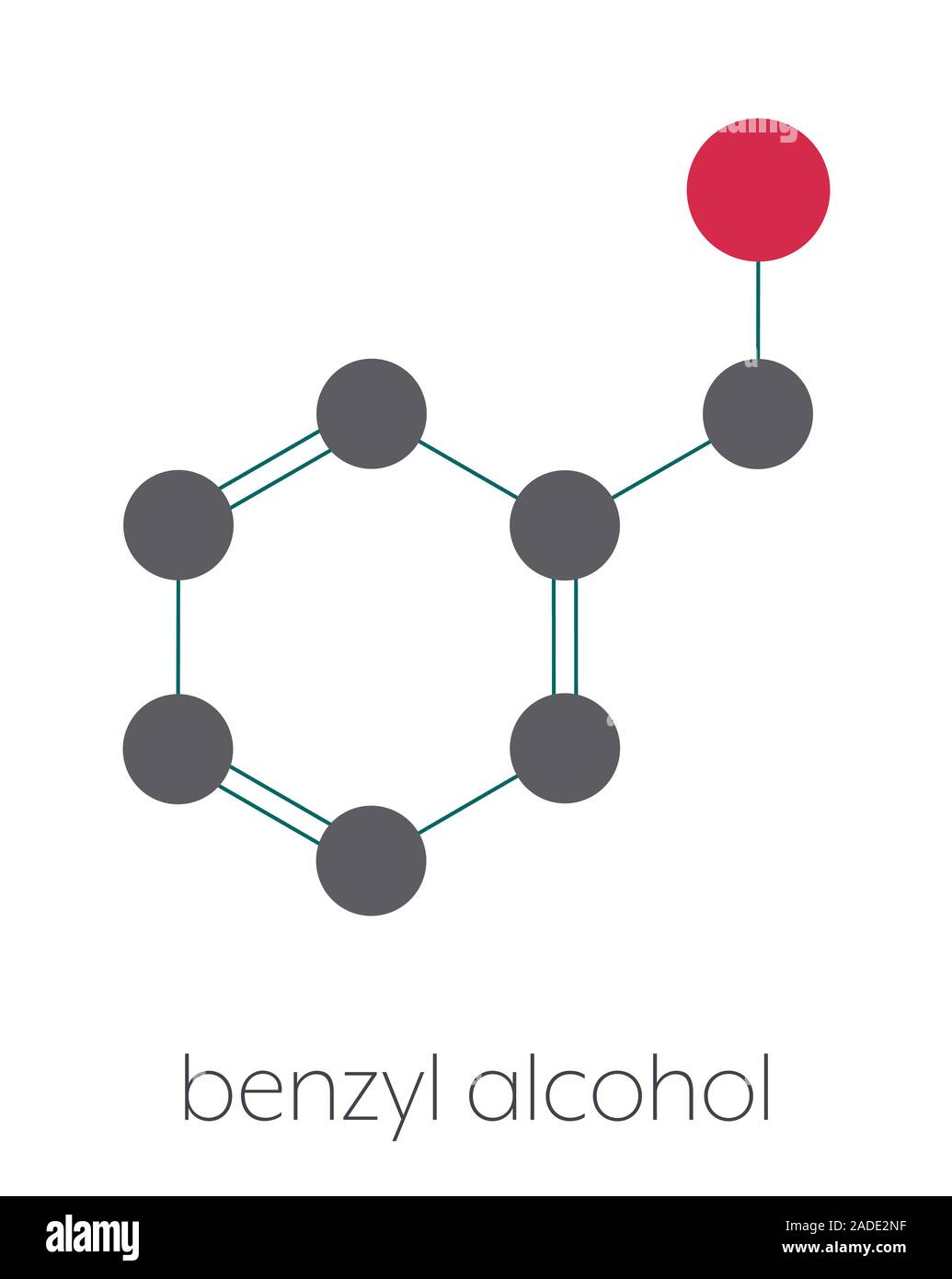 El alcohol bencílico molécula de disolvente. Utilizado en fabricación de pinturas, tintas, etc El alcohol bencílico molécula de disolvente. Utilizado en fabricación de pinturas, tintas, etc