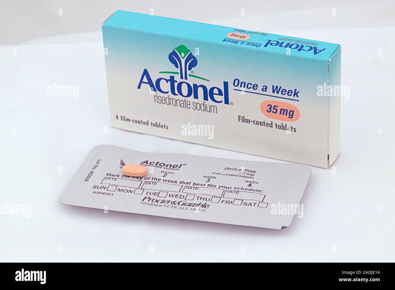 Actonel osteoporosis droga. Actonel (risedronato de sodio) tableta con