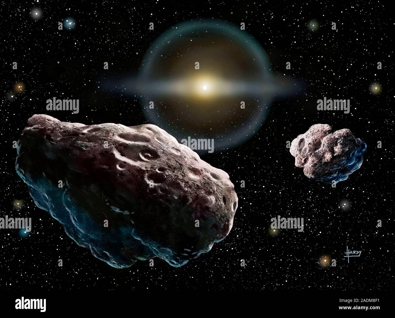 Nube de Oort objetos, obras de arte. Objetos dentro de la nube de Oort