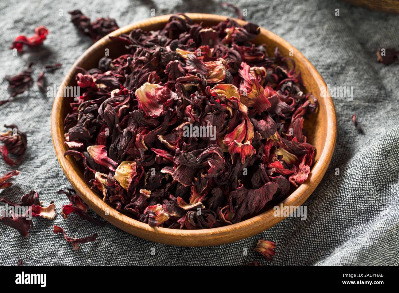 Flor de Jamaica orgánica seca para el té de hibisco Fotografía de stock -  Alamy