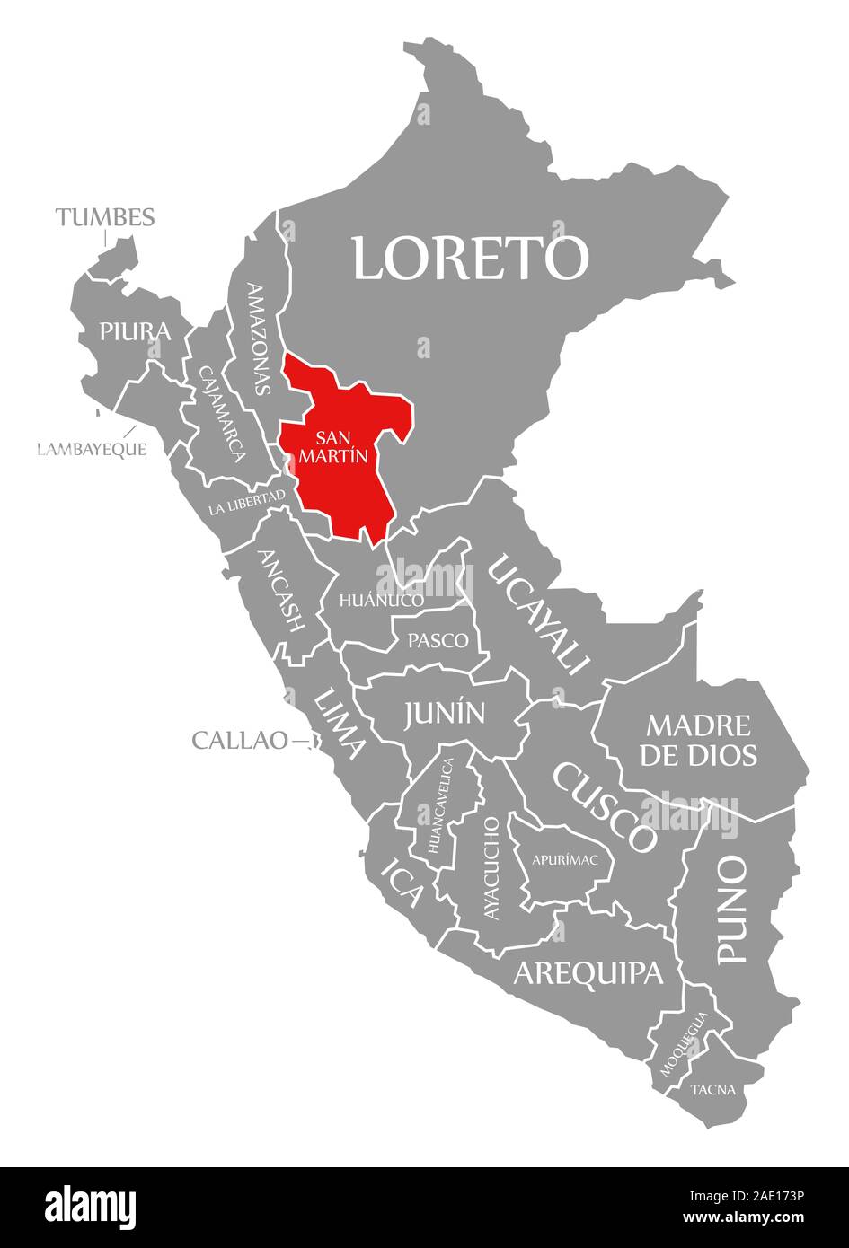 Mapa del departamento san martin fotografías e imágenes de alta resolución Alamy Mapa del departamento san martin fotografías e imágenes de alta resolución Alamy