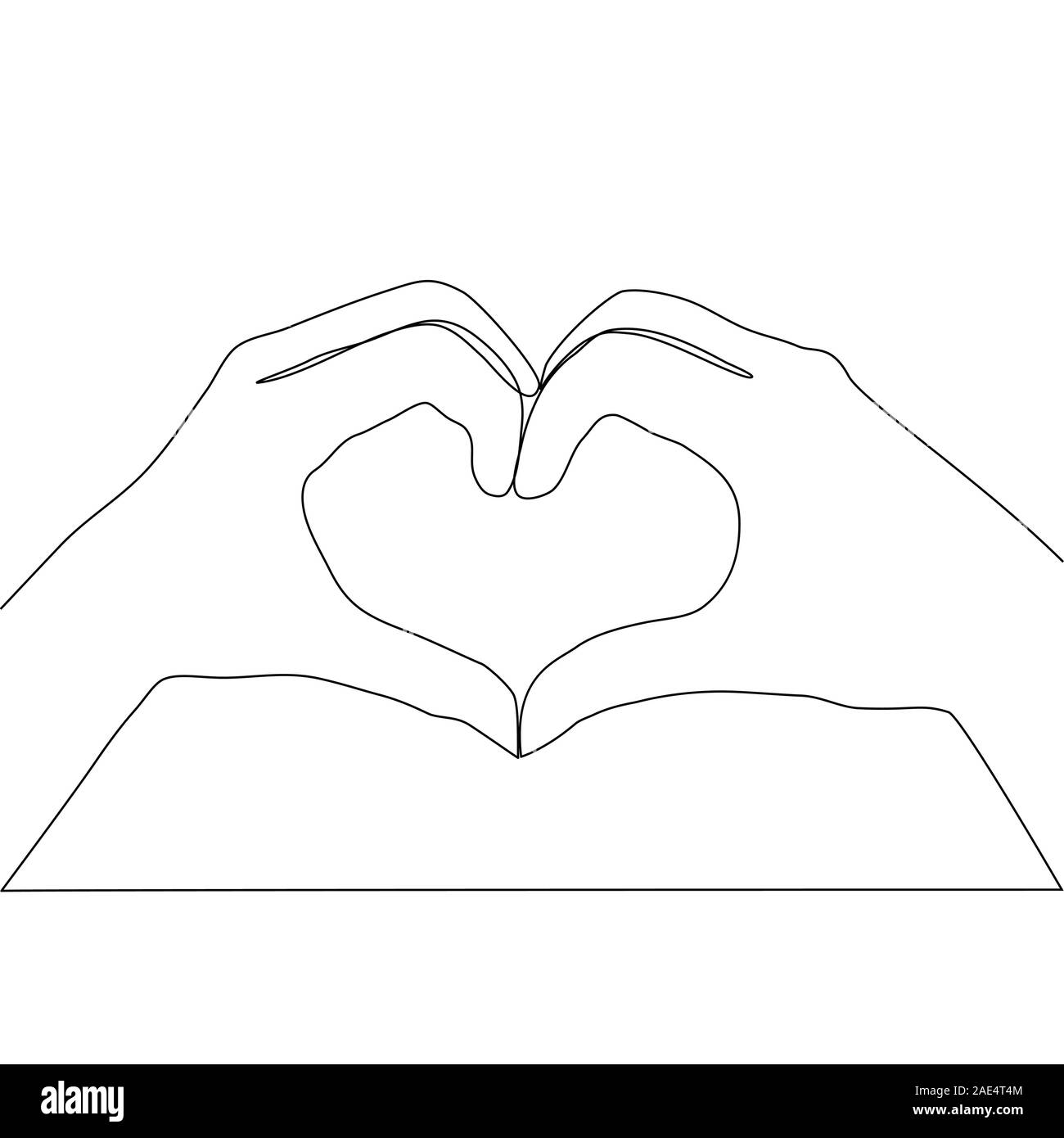 Detalle 20+ imagen dibujos de manos haciendo un corazon