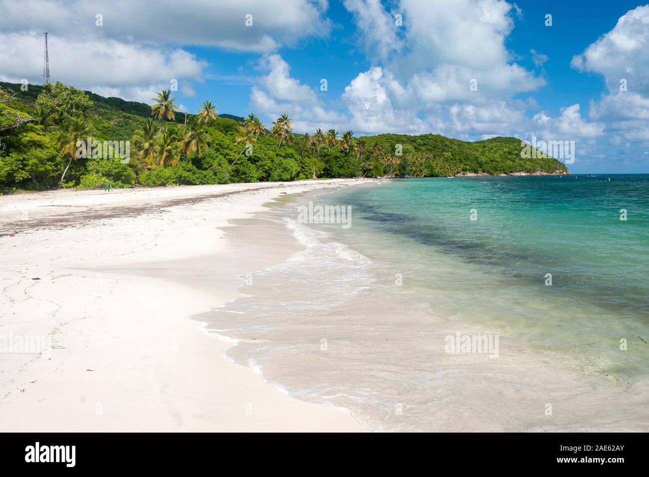 Manzanillo Beach en la isla de Providencia en Colombia. Foto de stock