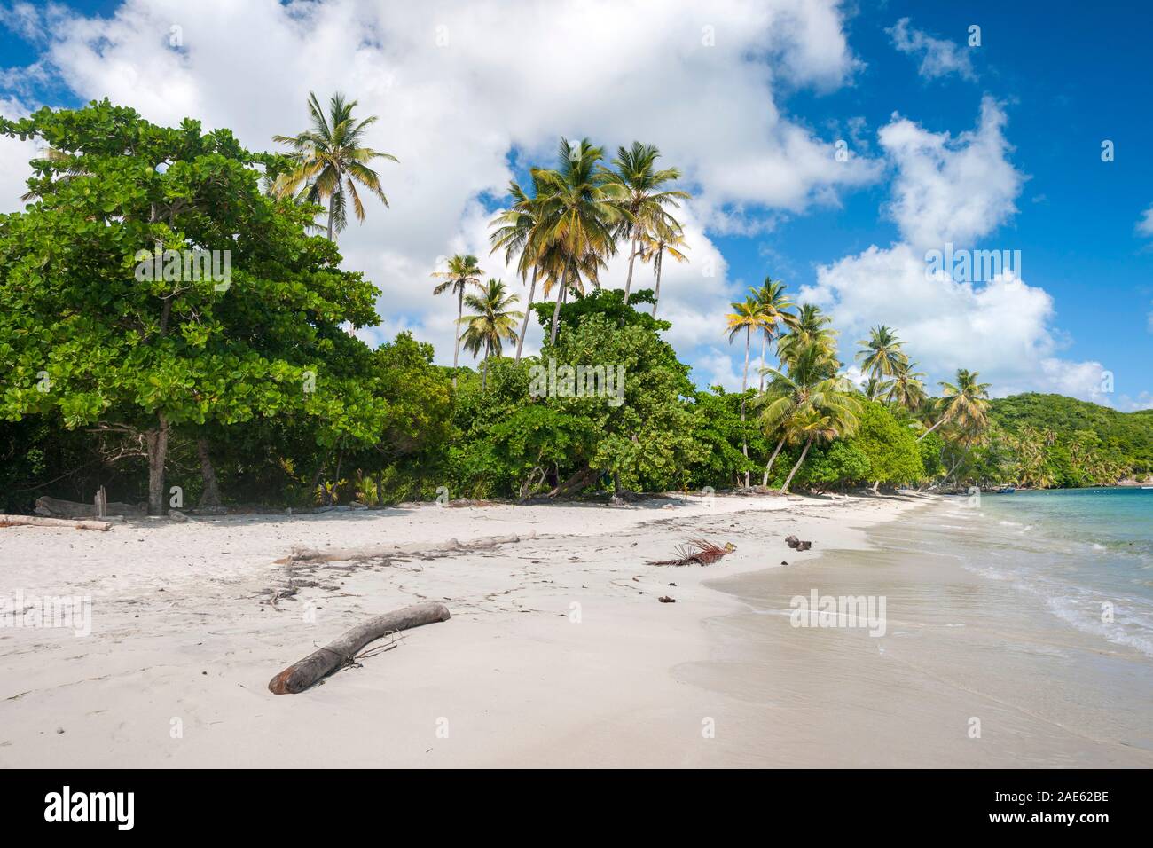 Manzanillo Beach en la isla de Providencia en Colombia. Foto de stock
