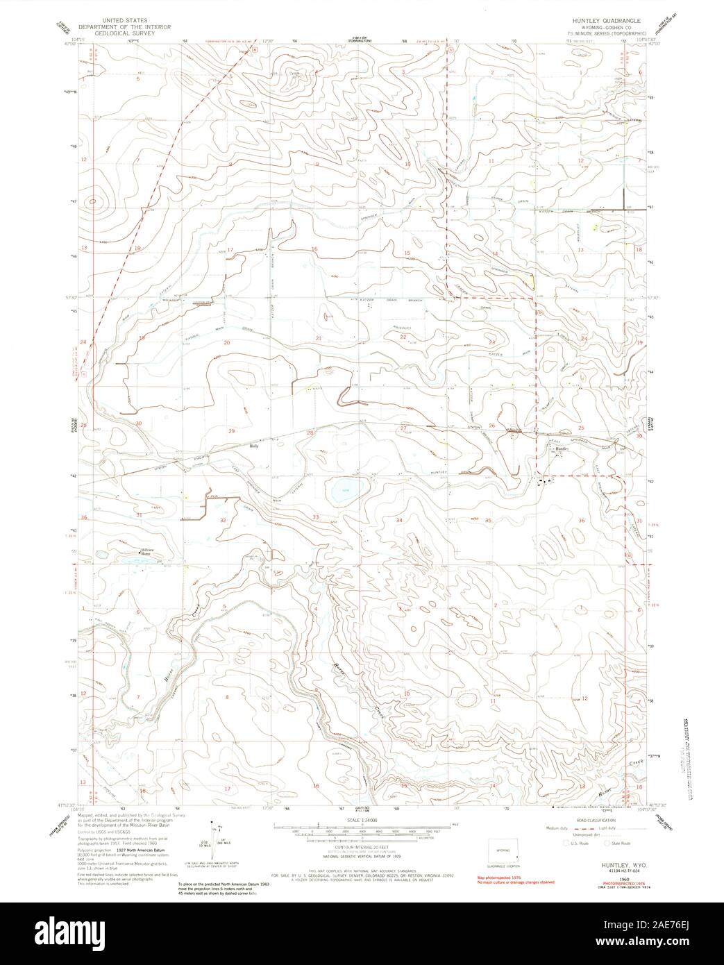Mapa de huntley fotografías e imágenes de alta resolución Alamy
