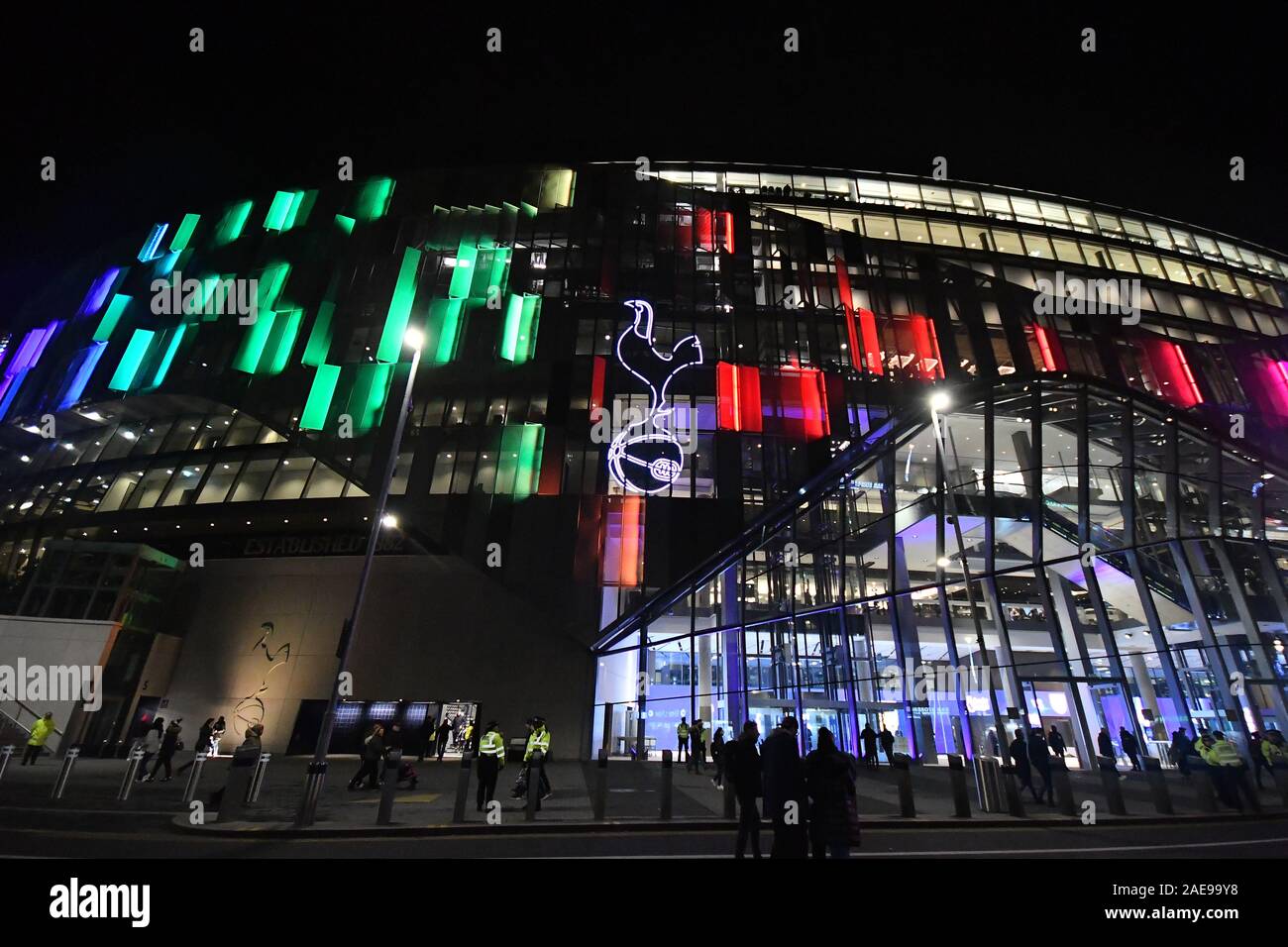 Londres, Inglaterra - Diciembre 7ª Vista General del recinto durante la Premier League entre Tottenham Hotspur y Burnley en White Hart Lane, Londres, el sábado 7 de diciembre de 2019. (Crédito: Ivan Yordanov | MI News ) Fotografía sólo podrán ser utilizados para el periódico y/o revista propósitos editoriales, se necesita licencia para uso comercial: mi crédito Noticias & Sport /Alamy Live News Foto de stock