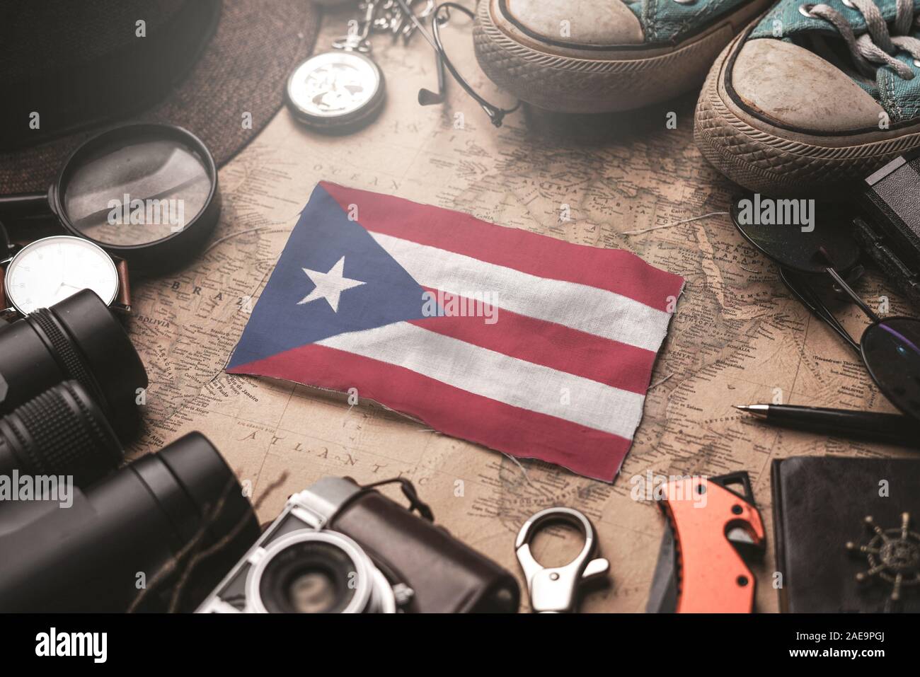 Puerto Rico Flag Imagenes De Stock Puerto Rico Flag Fotos