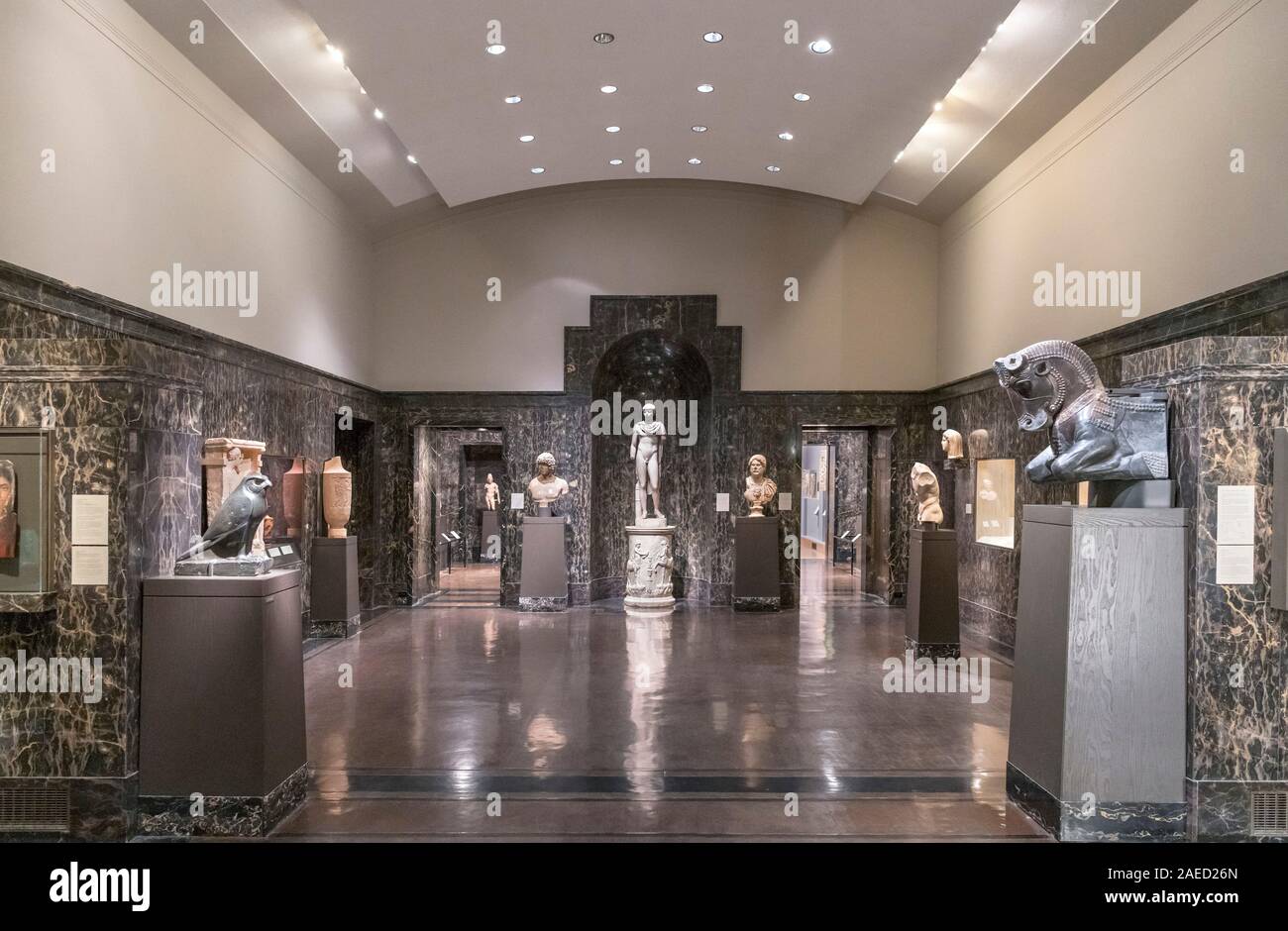 Interior del Museo de Arte NelsonAtkins de Kansas City, Missouri, EE