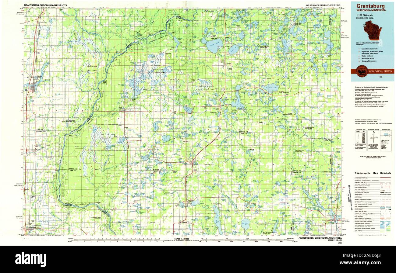 Mapa de grantburg fotografías e imágenes de alta resolución Alamy