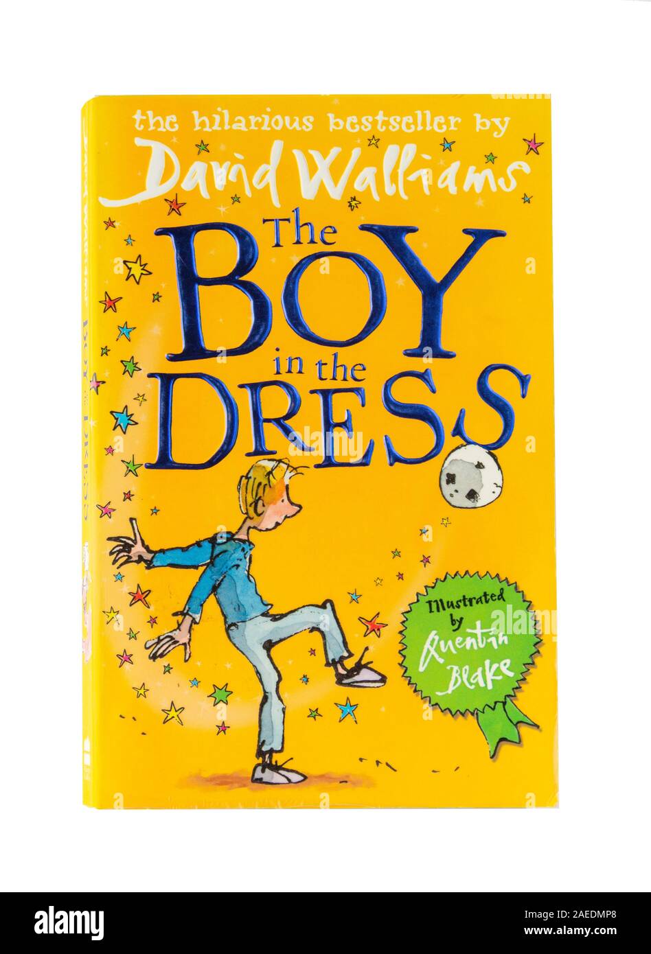 David Walliams "El muchacho en el vestido" libro de niños, Greater London, England, Reino Unido Foto de stock
