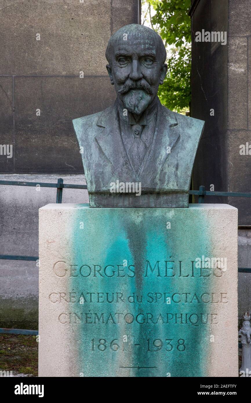 El cementerio Pere Lachaise, tumbas famosas, Paris Fotografía de stock Alamy