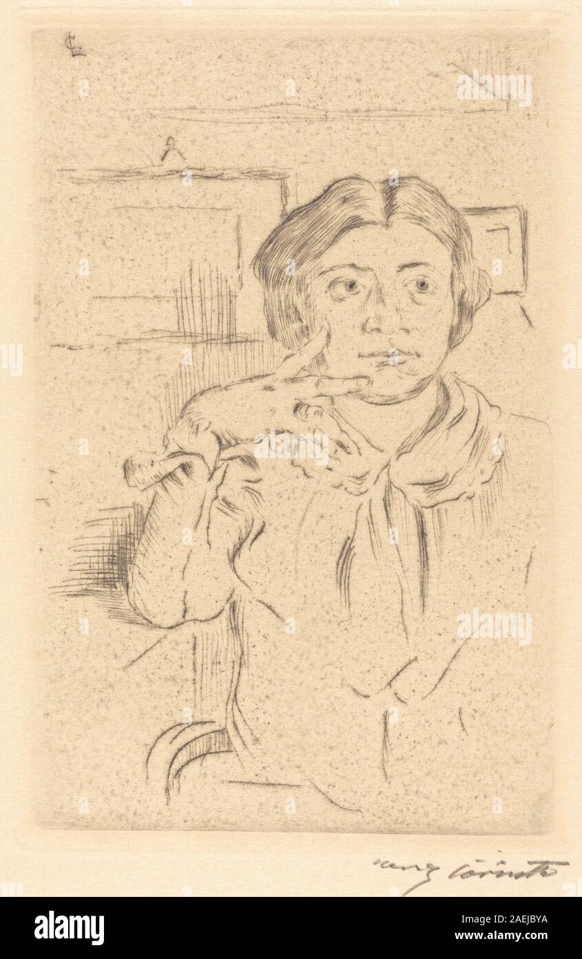 Lovis Corinth, esposa del artista (Gattin des Künstlers) 1909, esposa del artista (Gattin des Künstlers); 1909fecha Foto de stock