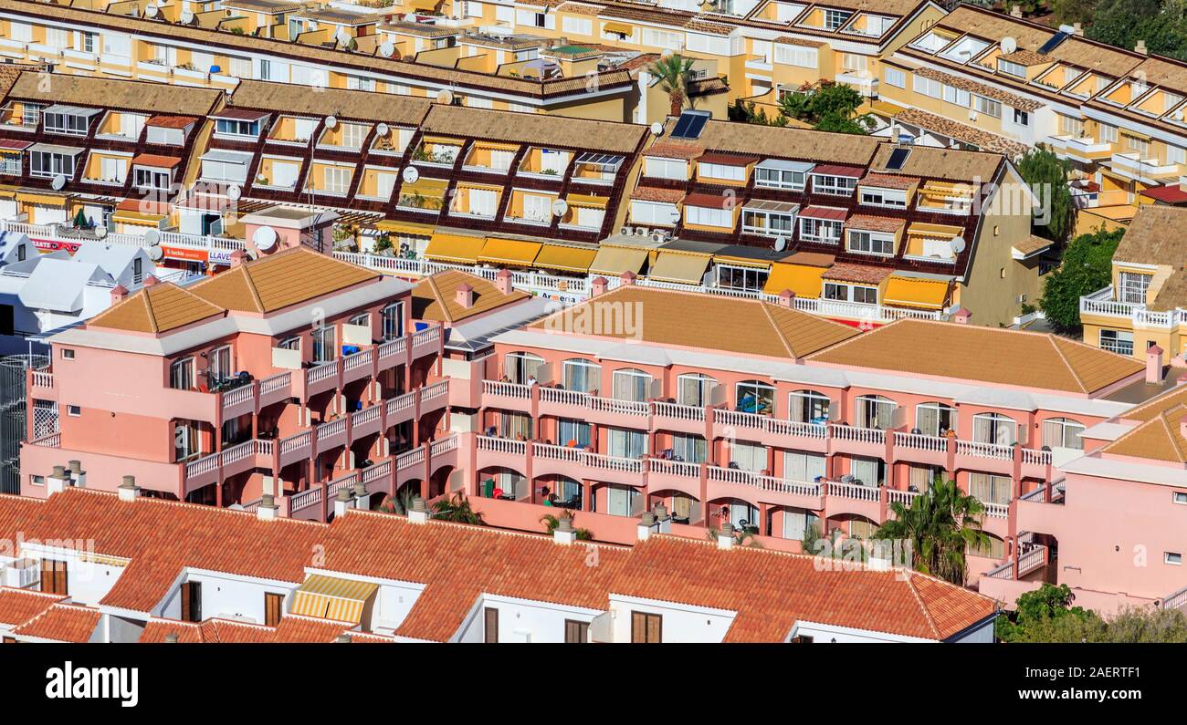 Tenerife, Islas Canarias, una isla española, España, frente a la costa noroeste de África. Foto de stock