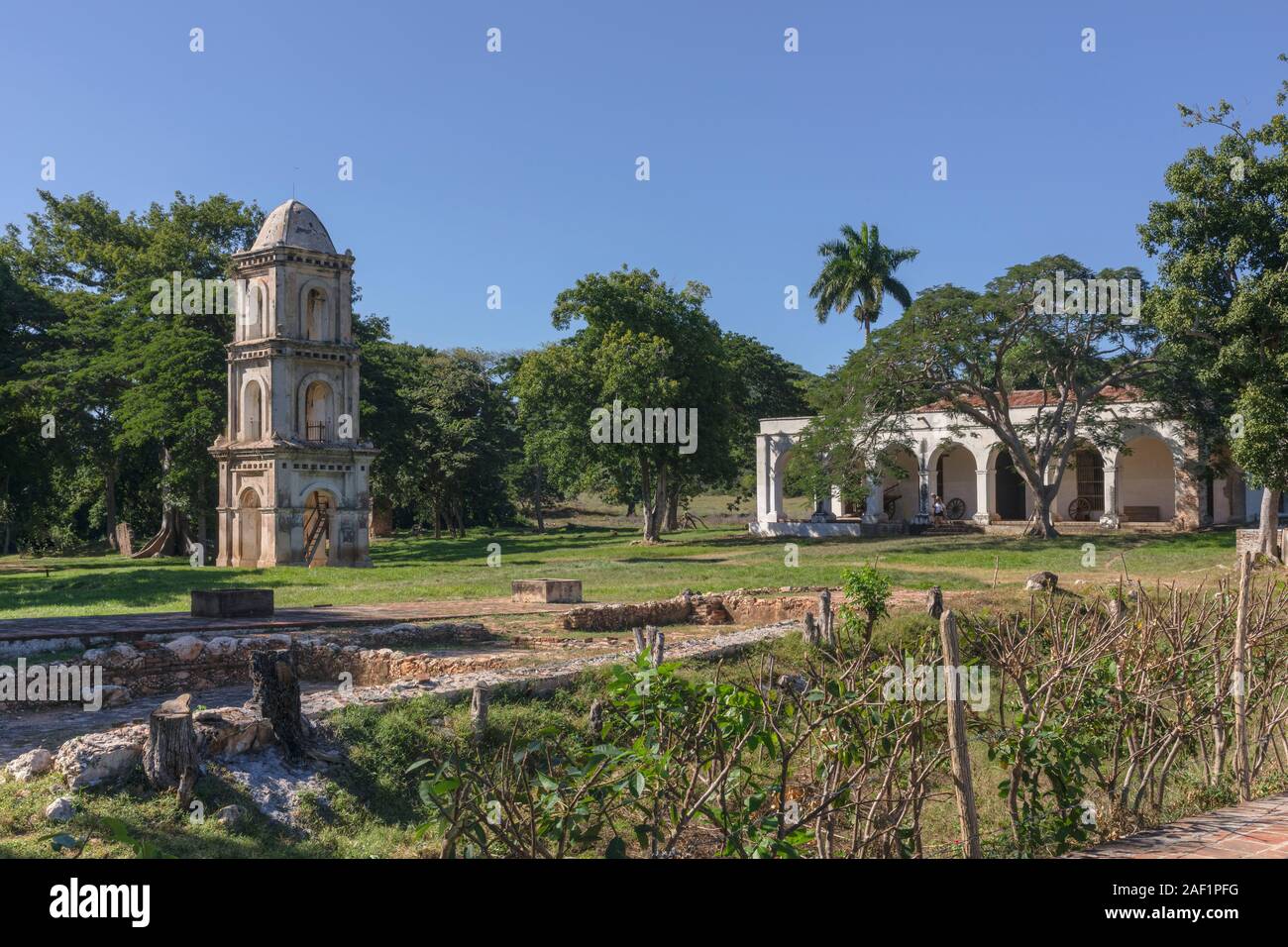 Ingenio San Isidro de los Destiladeros, Trinidad, Sancti Spíritus, Cuba, América del Norte Foto de stock