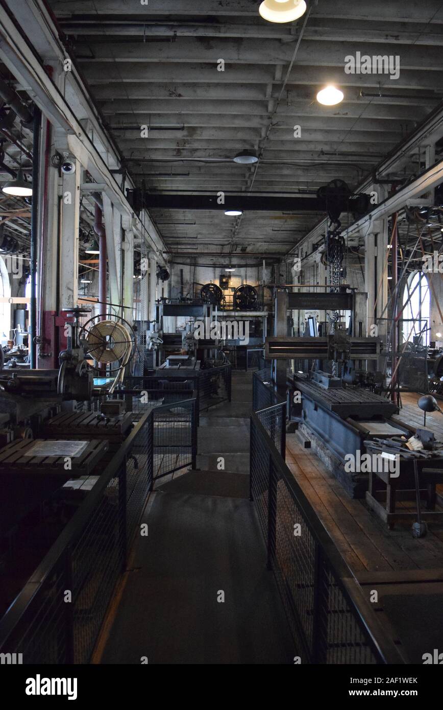 Los principales laboratorios y equipos dentro de Thomas Edison National Historical Park. Foto de stock