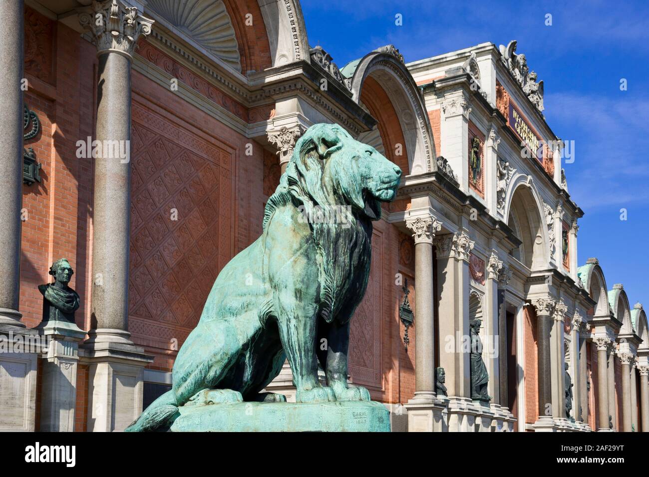 Ny Carlsberg Glyptotek, museo de arte en Copenhague, Dinamarca Foto de stock