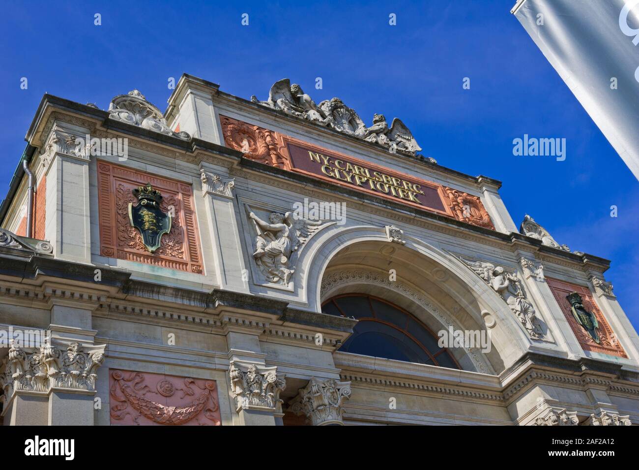 Ny Carlsberg Glyptotek, museo de arte en Copenhague, Dinamarca Foto de stock