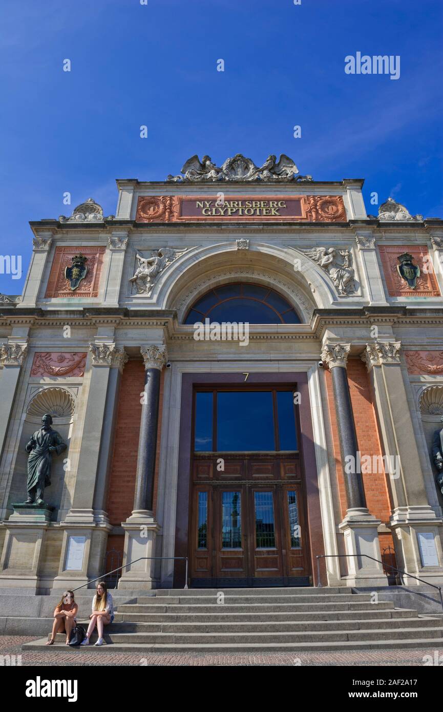 Ny Carlsberg Glyptotek, museo de arte en Copenhague, Dinamarca Foto de stock
