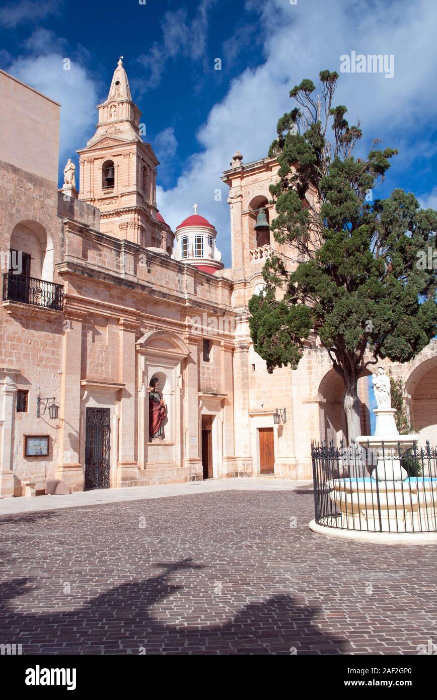 El Santuario de Nuestra Señora de Mellieha, Mellieha, Malta Foto de stock