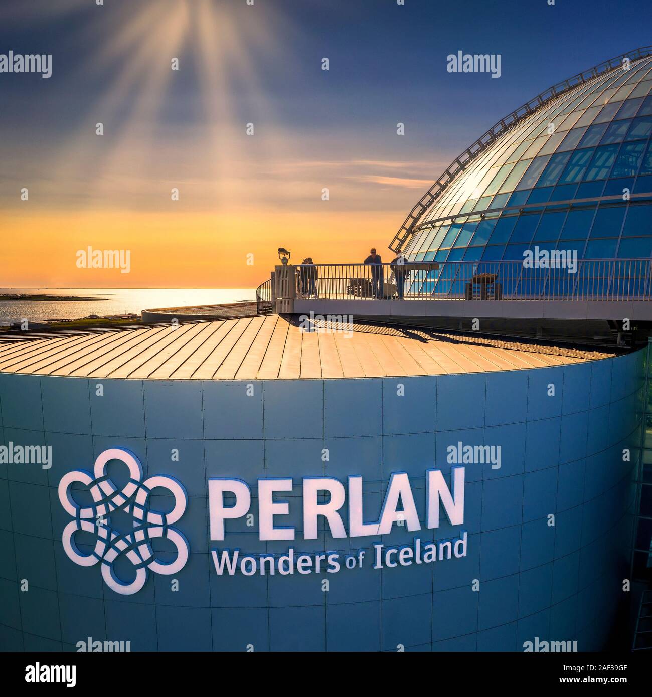 Perlan (Museo de La Perla), Reykjavik, Iceland Foto de stock