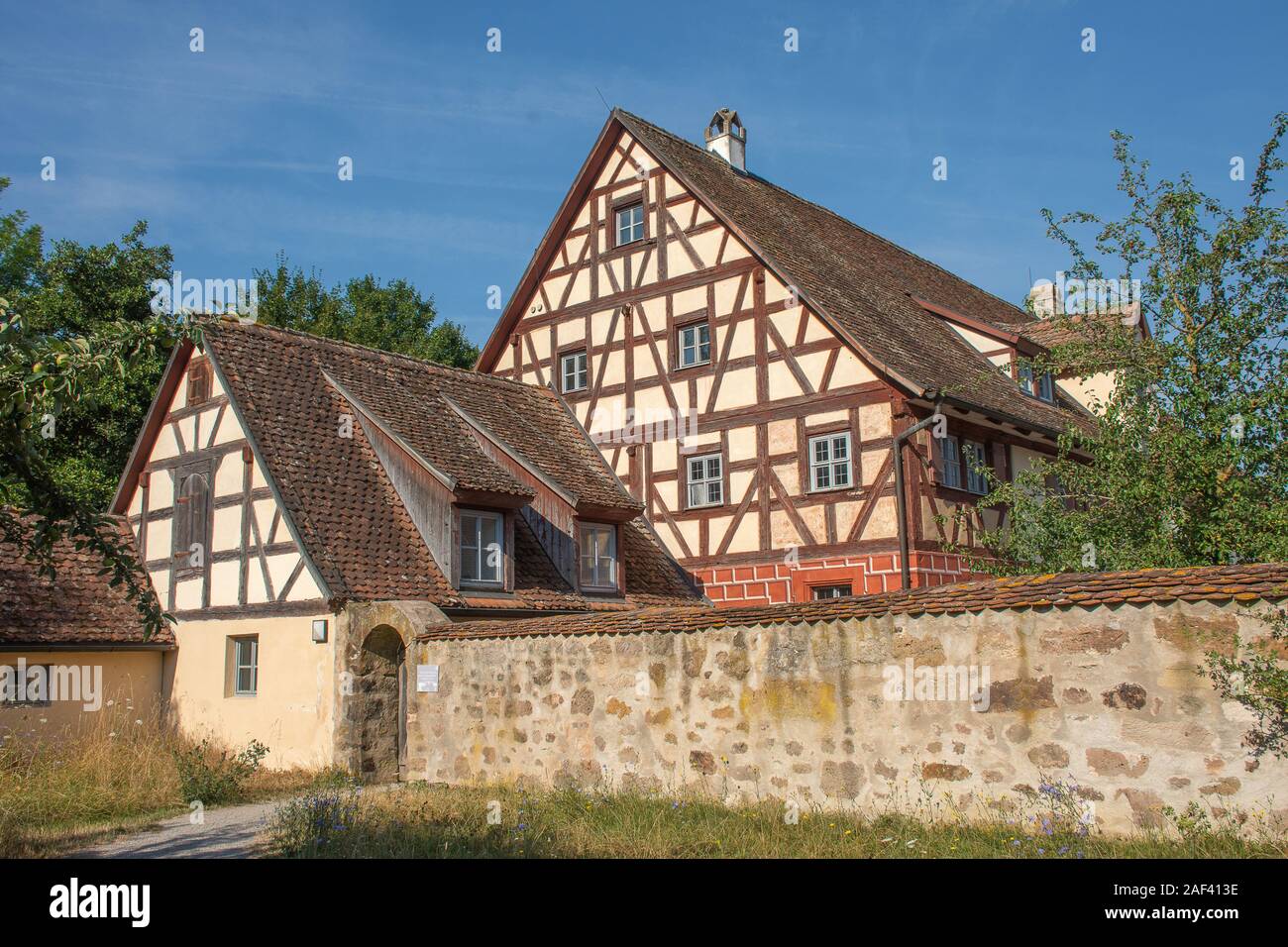 Ansbach, Stadt Aumuehle • Mittelfranken, Bayern, Deutschland Foto de stock