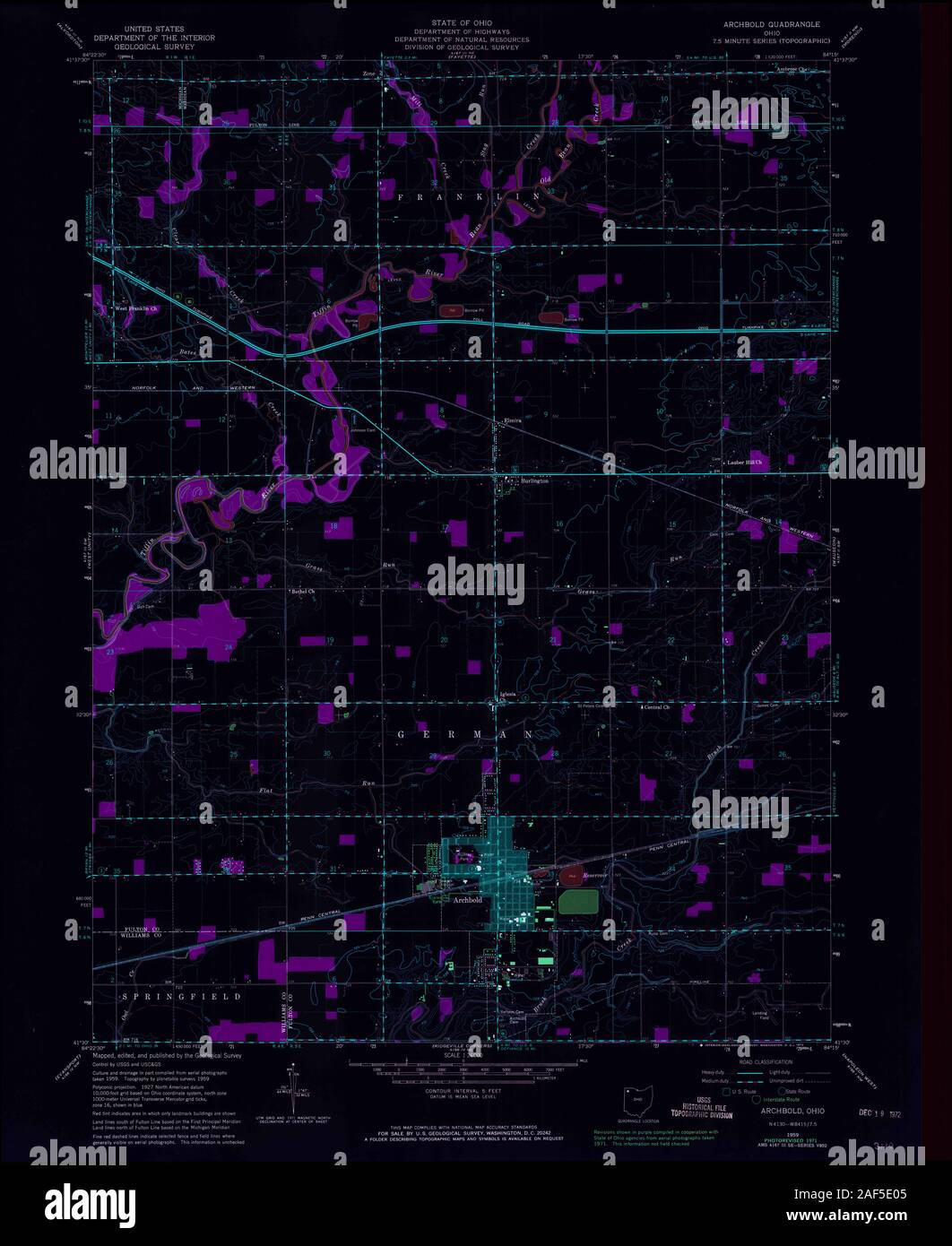 Mapa archbold fotografías e imágenes de alta resolución Alamy