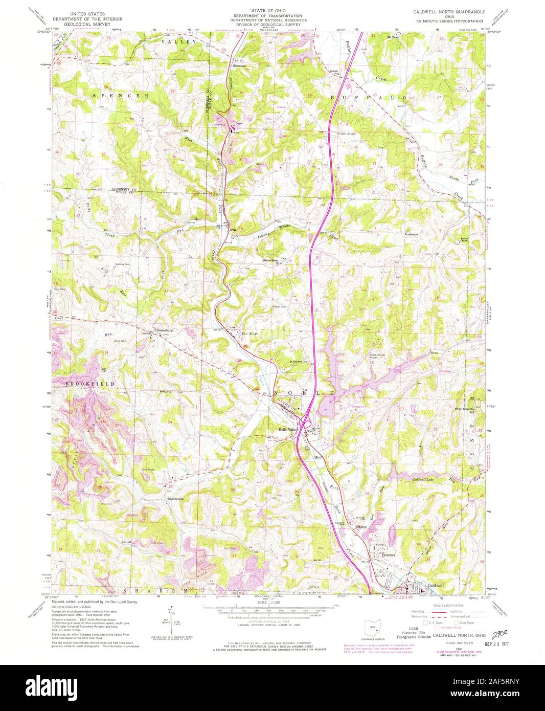 Mapa de caldwell ohio fotografías e imágenes de alta resolución Alamy