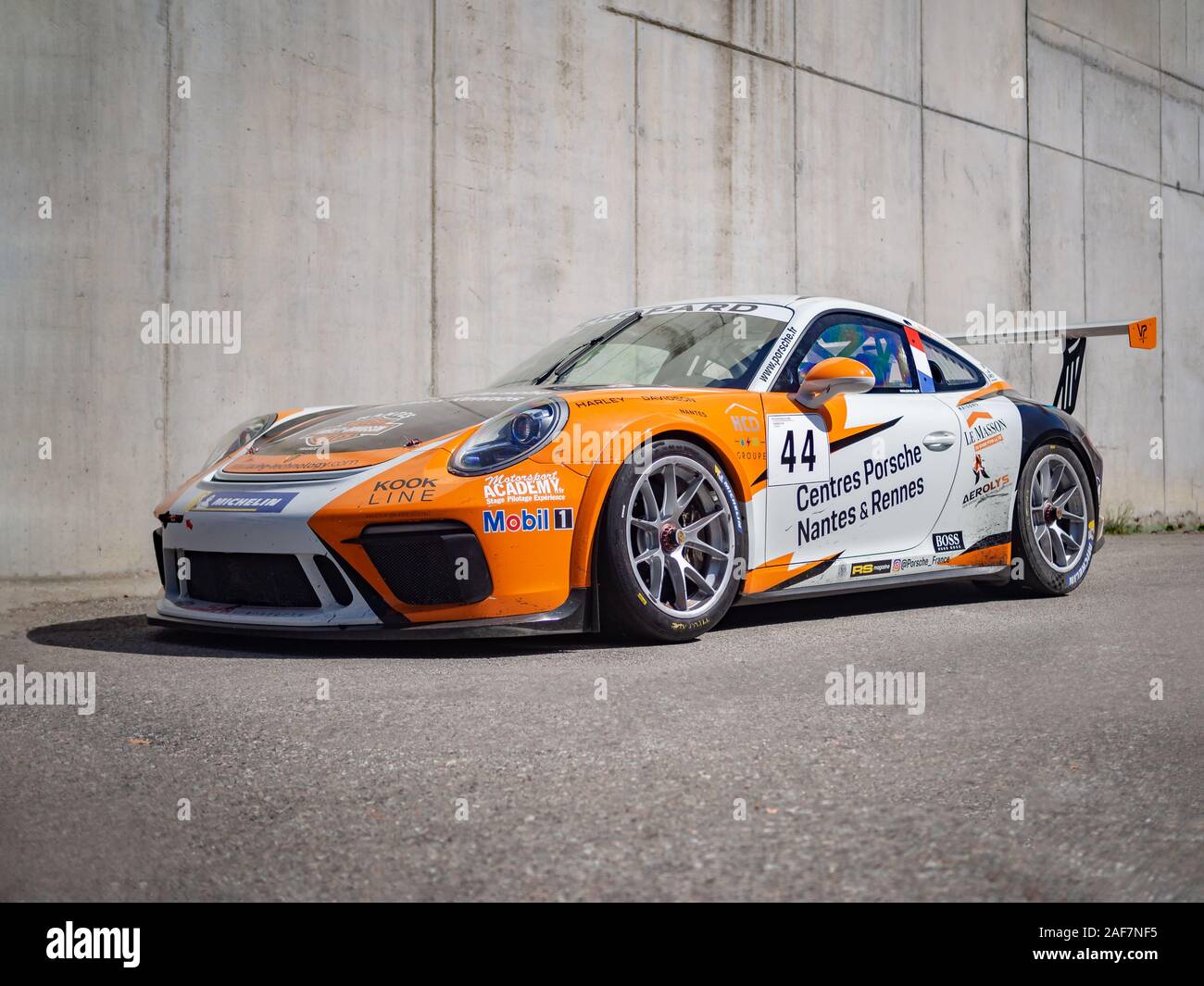 MONTMELO, España-Septiembre 29, 2019: 2017 Porsche 991 GT3 Cup (Carrera), Porsche  Carrera Cup coche Fotografía de stock - Alamy