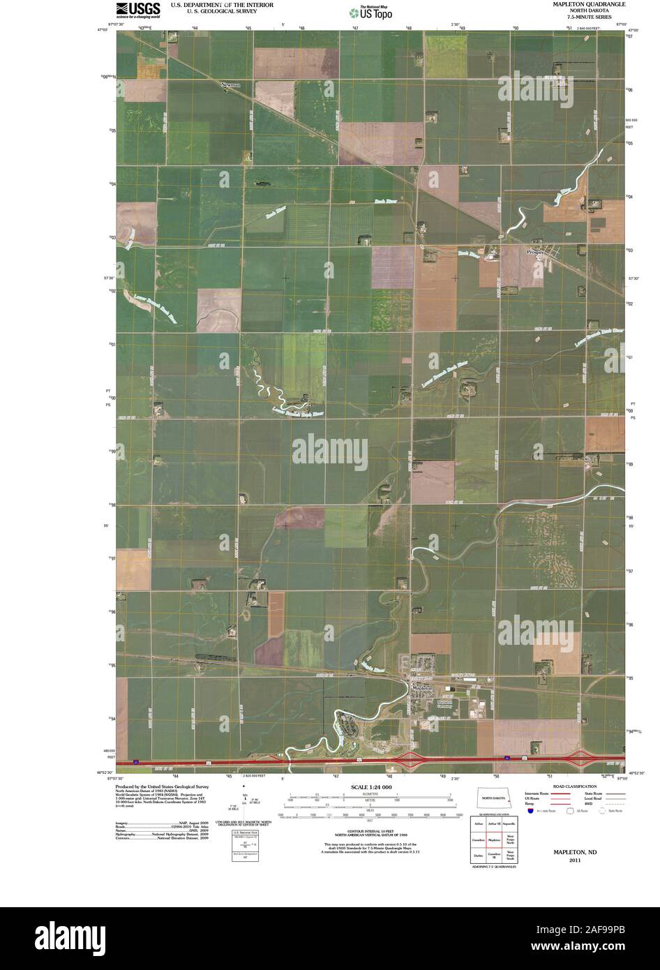 Mapa de mapleton fotografías e imágenes de alta resolución Alamy
