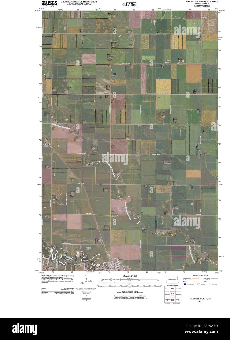Mapa de mayville fotografías e imágenes de alta resolución Alamy