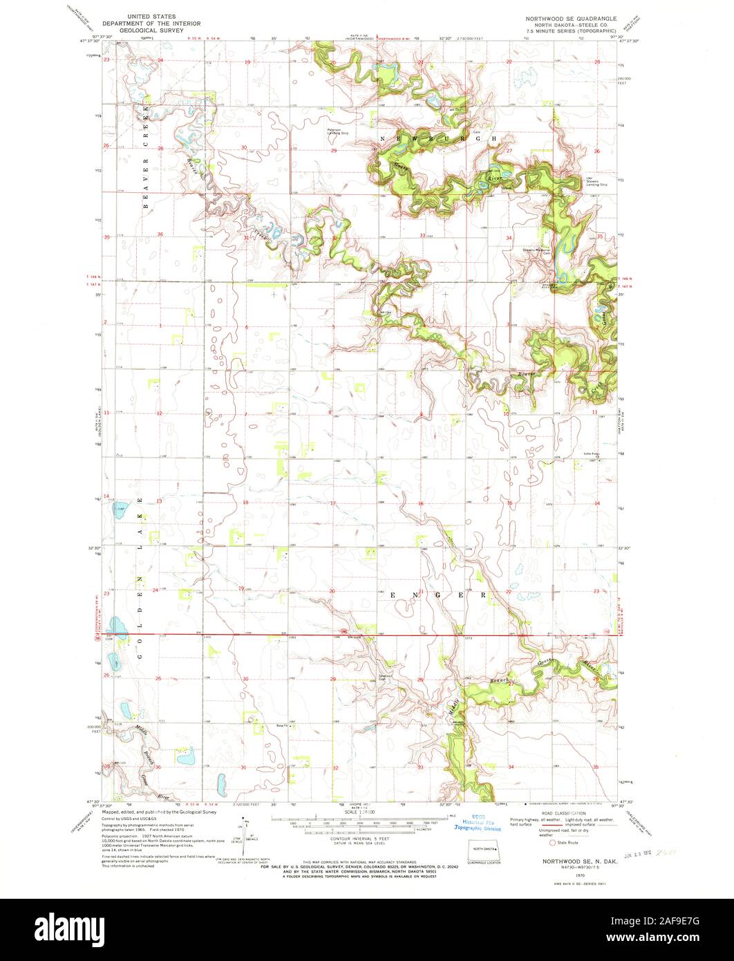 Mapa de northwood dakota del norte fotografías e imágenes de alta resolución Alamy
