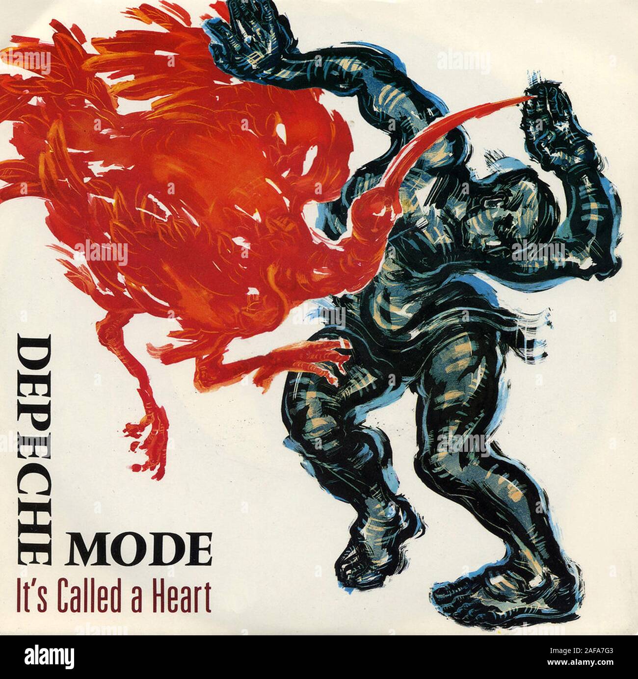 Depeche Mode - se llama un corazón - vinilo Vintage portada del álbum  Fotografía de stock - Alamy