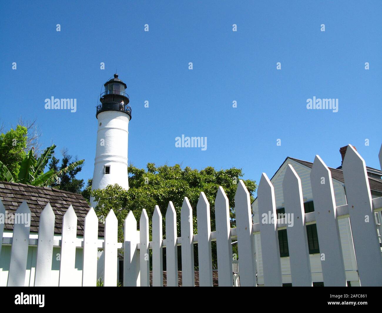 Key West Lighthouse, Key West, Florida, EE.UU.. Foto de stock