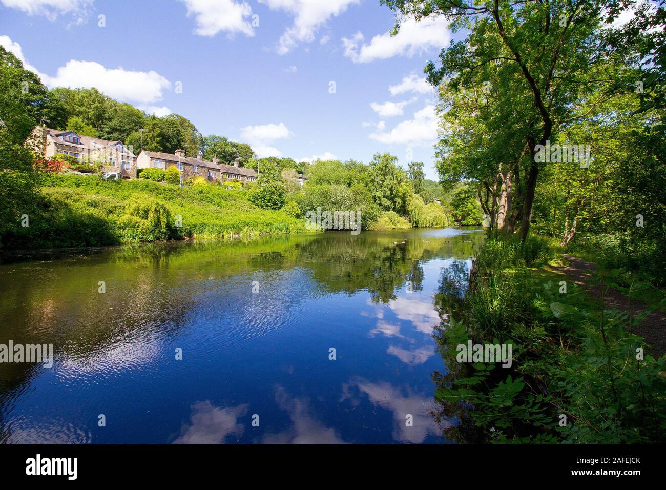 Magdale, Honley, Holmfirth Foto de stock