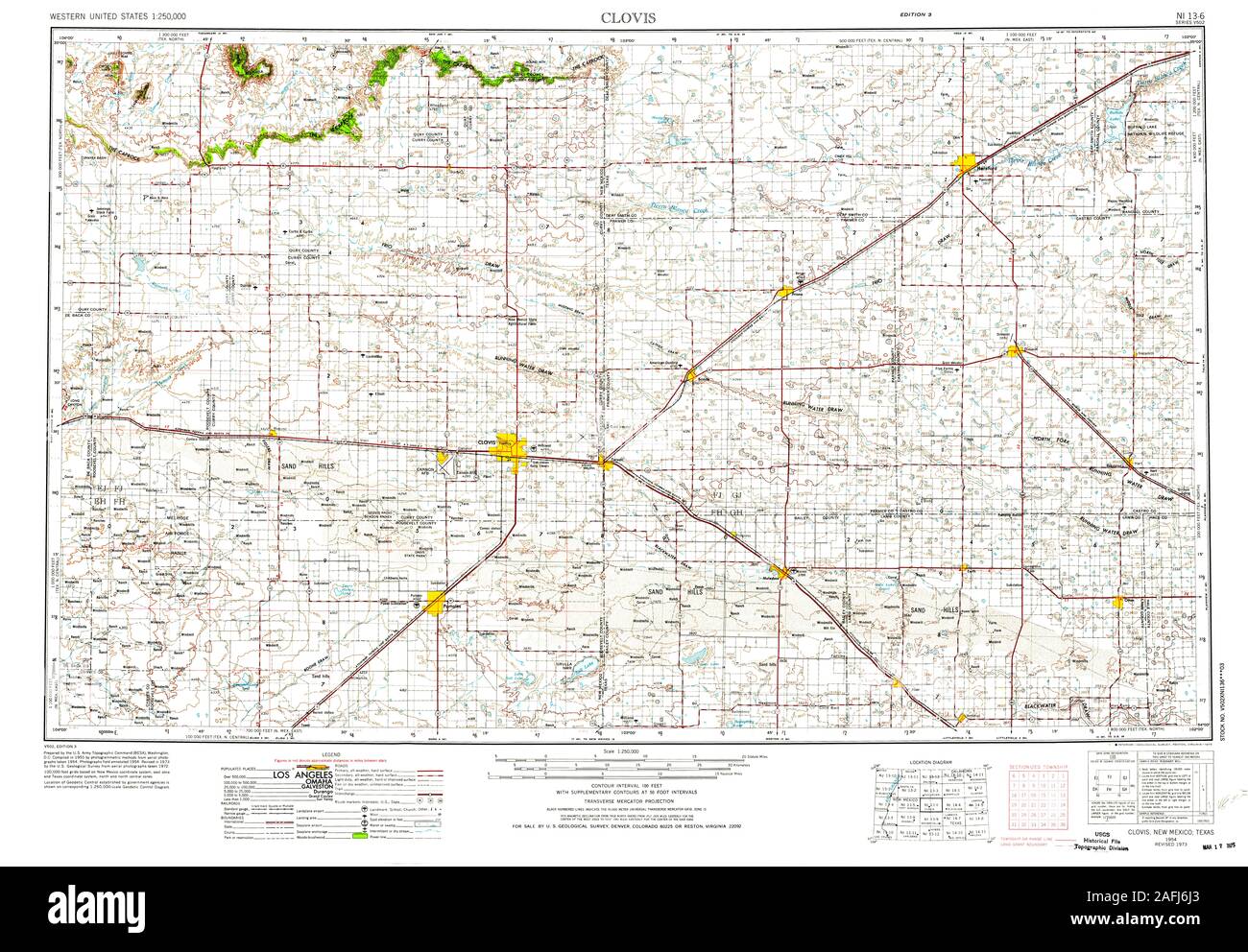 Mapa de clovis nuevo mexico fotografías e imágenes de alta resolución